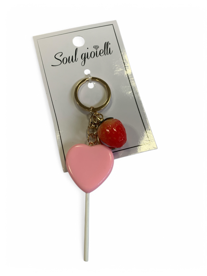 CHARM CUORE FRAGOLA